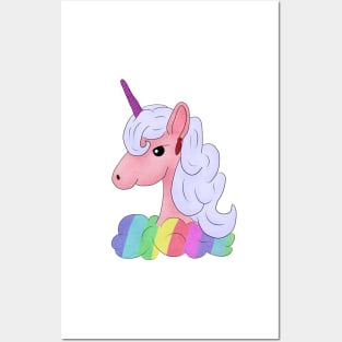 Regenbogeneinhorn Posters and Art